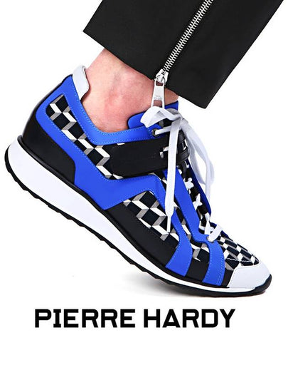 Nappa Calf Low Top Sneakers Blue - PIERRE HARDY - BALAAN 2