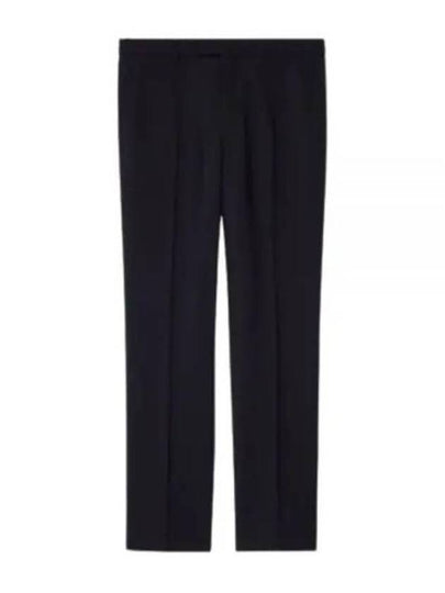 Mohair Formal Straight Pants Black - GUCCI - BALAAN 2