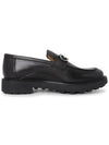 Ferragamo Gancini Men's Moccasins GALLES NERO 0762334 - SALVATORE FERRAGAMO - BALAAN 4