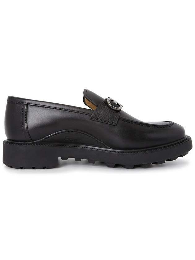 Ferragamo Gancini Men's Moccasins GALLES NERO 0762334 - SALVATORE FERRAGAMO - BALAAN 4