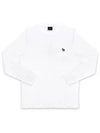 Zebra Patch Cotton Long Sleeve T-Shirt White - PAUL SMITH - BALAAN 2