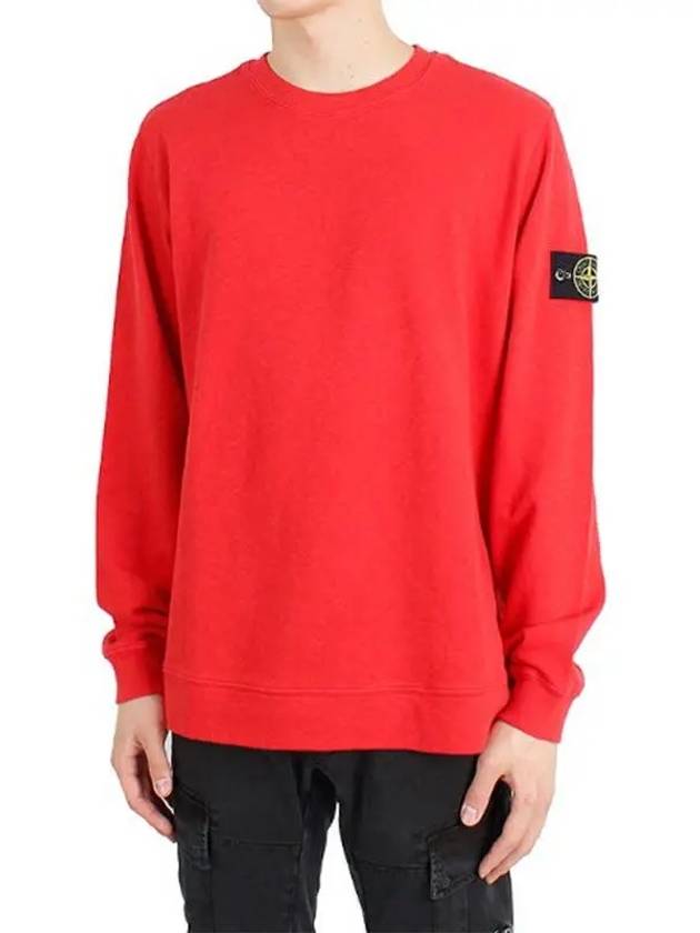 Stone wappen back cut sweatshirt red 701565560 V0036 - STONE ISLAND - BALAAN 2