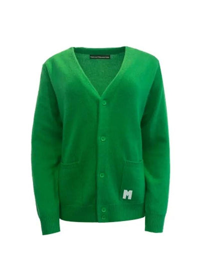 Women's Wool Cashmere Cardigan Green - MILESANDMILESANDMILES - BALAAN 2