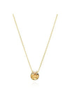 Bella V Round Pendant Necklace Pink Gold - SWAROVSKI - BALAAN 5