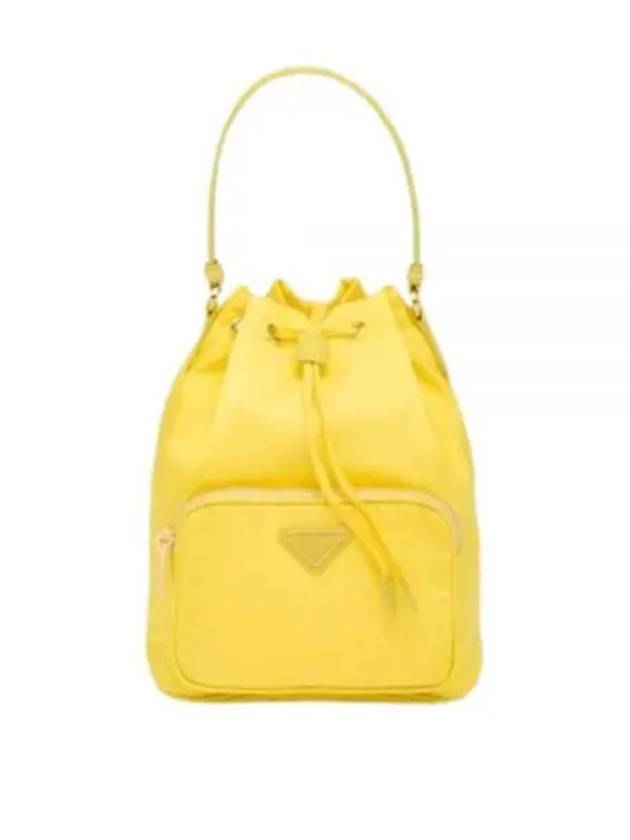 Duet Re-Nylon Bucket Bag Yellow - PRADA - BALAAN 2