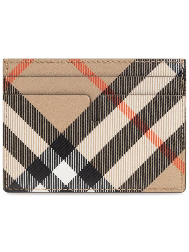 Check Card Case Wallet Beige - BURBERRY - BALAAN 2