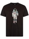 Astronaut Print Short Sleeve T-Shirt Black - PAUL SMITH - BALAAN 3