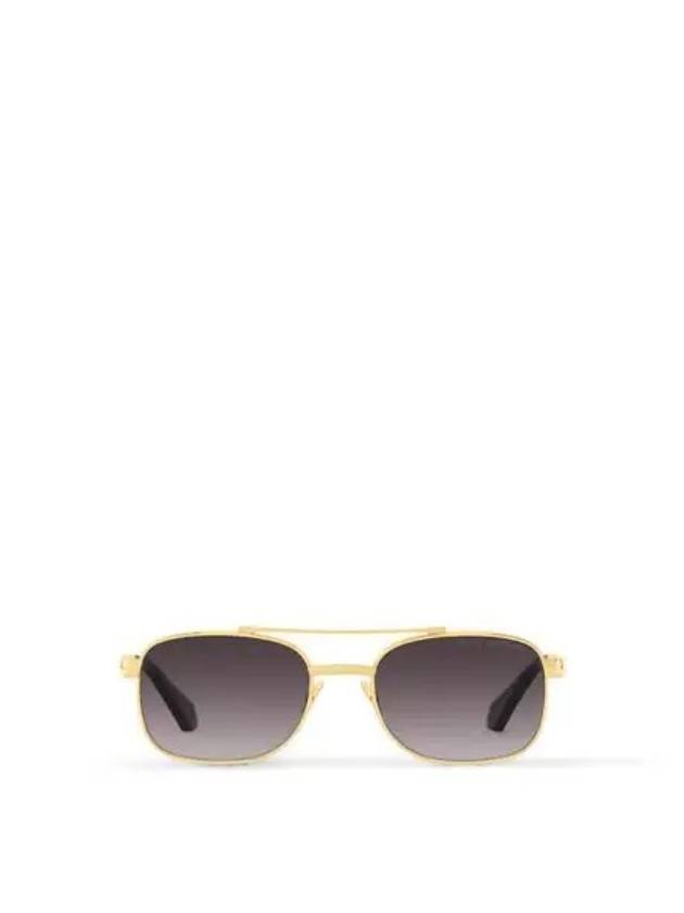 LV Ocean Square Sunglasses Gold Black - LOUIS VUITTON - BALAAN 2