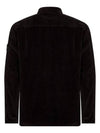 Cotton Corduroy 400 TC Over Long Sleeve Shirt  Black - STONE ISLAND - BALAAN 4