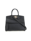 Studio Small Tote Bag Black - SALVATORE FERRAGAMO - BALAAN 1