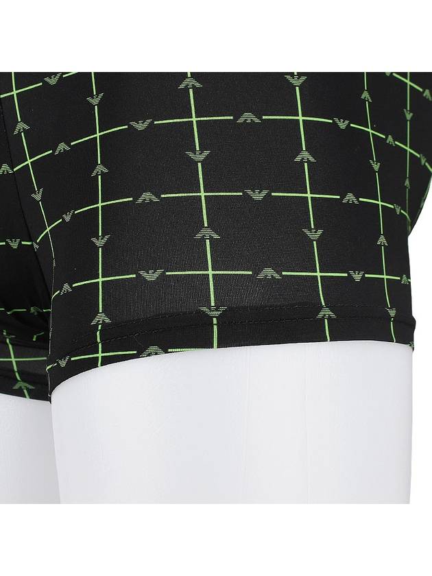 Men's Micro Trunk Briefs Black Green - EMPORIO ARMANI - BALAAN 8