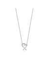 Paloma Picasso Loving Heart Necklace Silver - TIFFANY & CO. - BALAAN 1