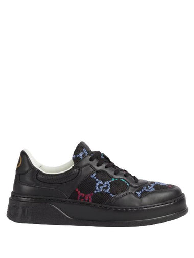 GG Low Top Sneakers Black - GUCCI - BALAAN 1