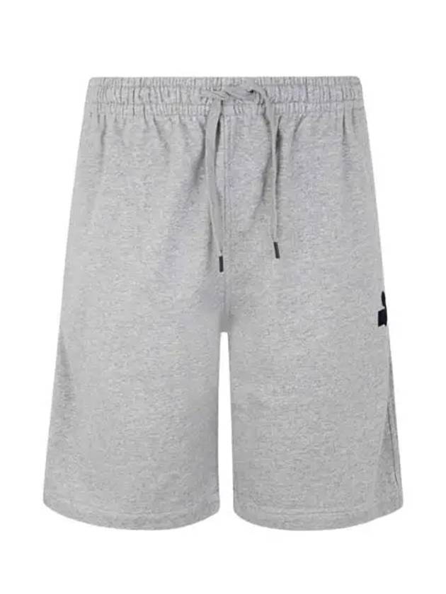 Mahelo Logo Shorts Grey - ISABEL MARANT - BALAAN 2