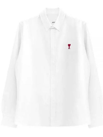 De Coech Long Sleeve Shirt White - AMI - BALAAN 2