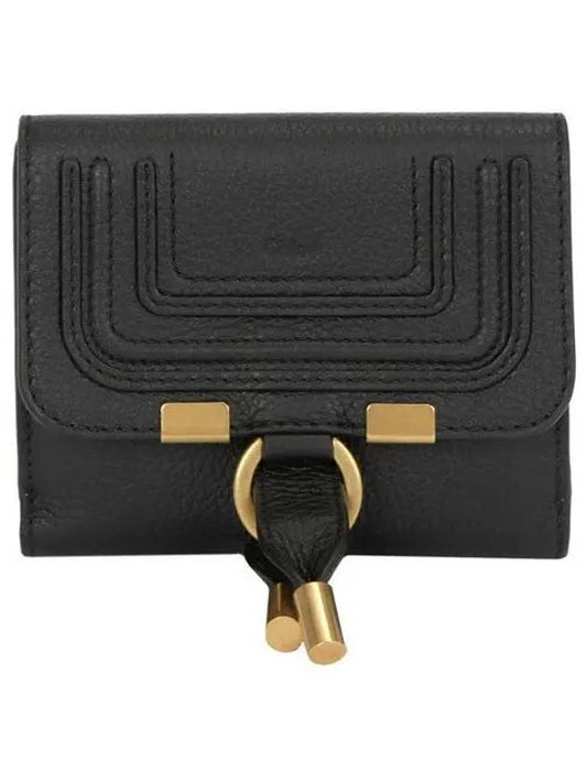 Marci Square Flap Bicycle Wallet Black - CHLOE - BALAAN 2