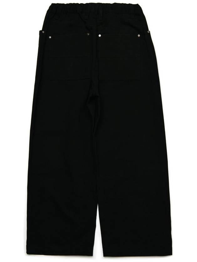 Women's Wide Banding Balloon Pants Black - MOTH - BALAAN 4