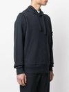 Wappen Patch Cotton Hoodie Navy - STONE ISLAND - BALAAN 5