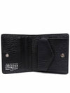 Stitch Leather Compact Half Wallet Black - MAISON MARGIELA - BALAAN 5