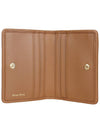 Matelasse Nappa Leather Card Wallet Brown - MIU MIU - BALAAN 6