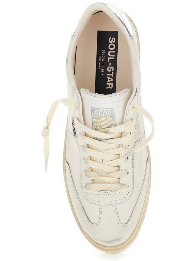 Soul Star Low Top Sneakers Silver White - GOLDEN GOOSE - BALAAN 5