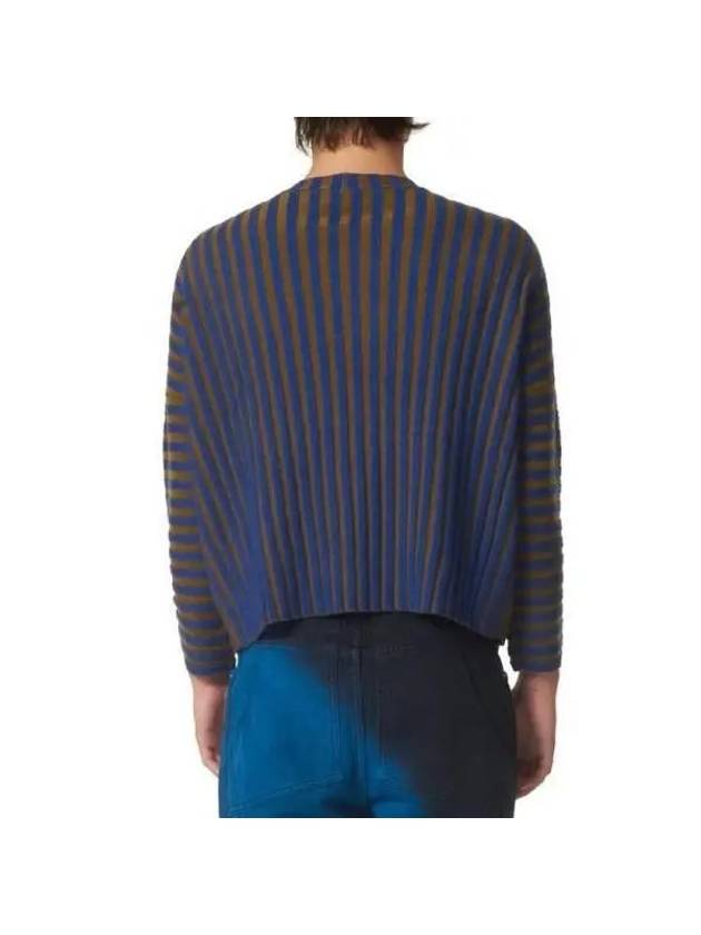 Keyboard ribbed knit sweater 8026ELPF23R ROYAL - ECKHAUS LATTA - BALAAN 3