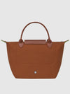 Le Pliage Green Small Tote Bag Handbag Cognac Brown - LONGCHAMP - BALAAN 8