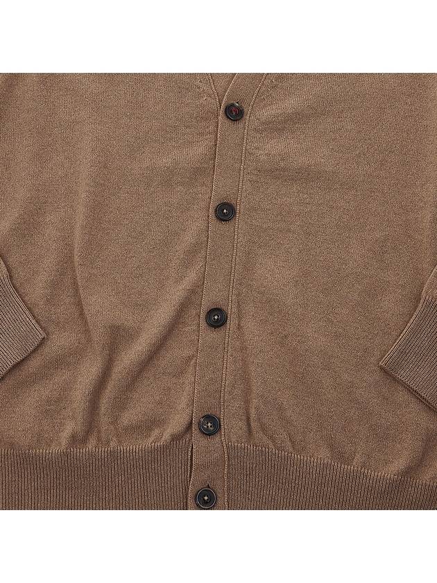 Cashmere Back Stitch Cardigan Beige - MAISON MARGIELA - BALAAN 7