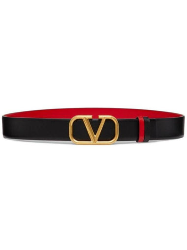 VALENTINO REVERSIBLE VLOGO SIGNATURE BELT 30mm - VALENTINO - BALAAN 1