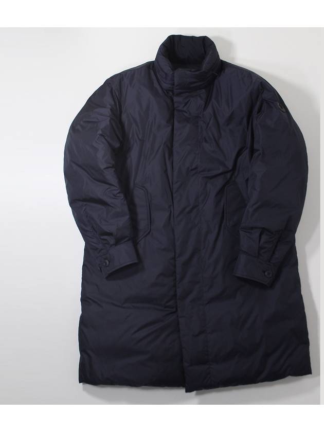 TAILLEFER Reversible Men's Long Padded Down Jacket Navy - MONCLER - BALAAN 2