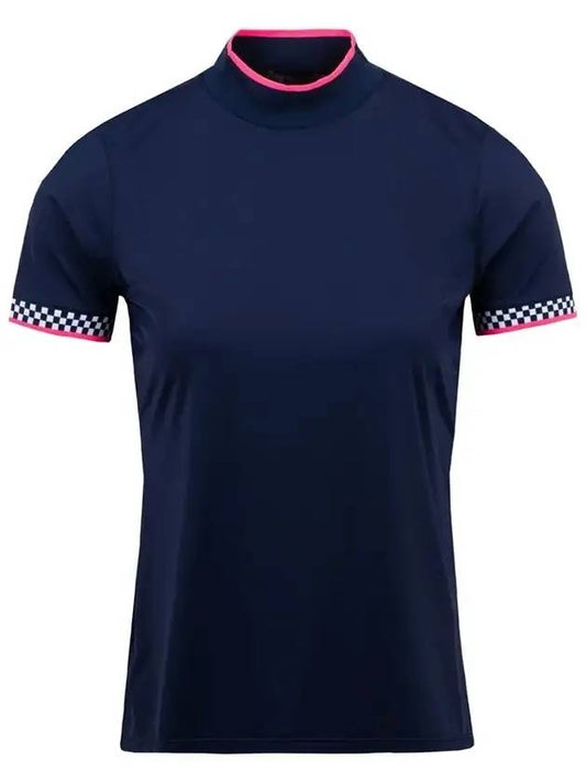 Women's Featherweight Mock Neck Golf Short Sleeve T-Shirt Twilight - G/FORE - BALAAN 1