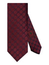 GG Logo Silk Jacquard Tie Burgundy - GUCCI - BALAAN 2