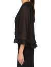 McCue lace blouse black 435233 RJF01 1000 - ALEXANDER MCQUEEN - BALAAN 4