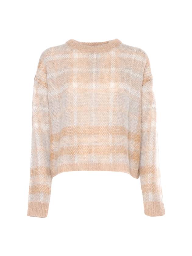 Women's Mohair Alpaca Knit Top Beige - MAX MARA - BALAAN 1