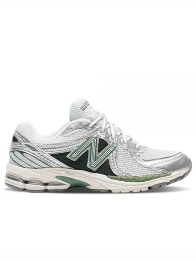 860V2 Low Top Sneakers Mallard Green Silver - NEW BALANCE - BALAAN 2