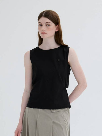 Back open sleeveless topBlack - REAL ME ANOTHER ME - BALAAN 1