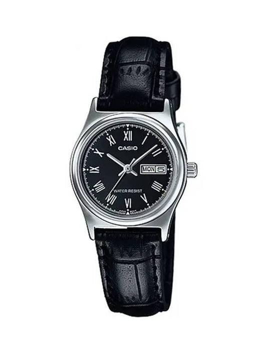 leather watch black - CASIO - BALAAN 1