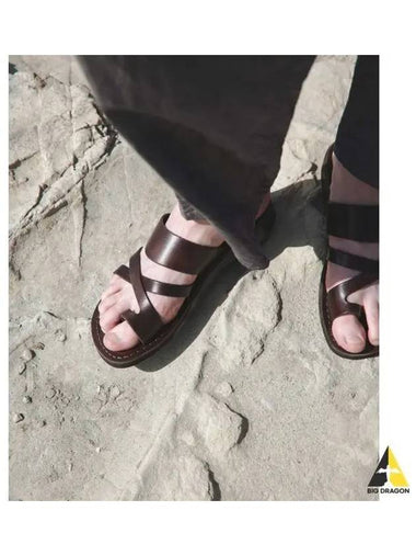 SANDALS NO 8 THE GOOD SHEPHERD BROWN Unisex - JERUSALEM - BALAAN 1