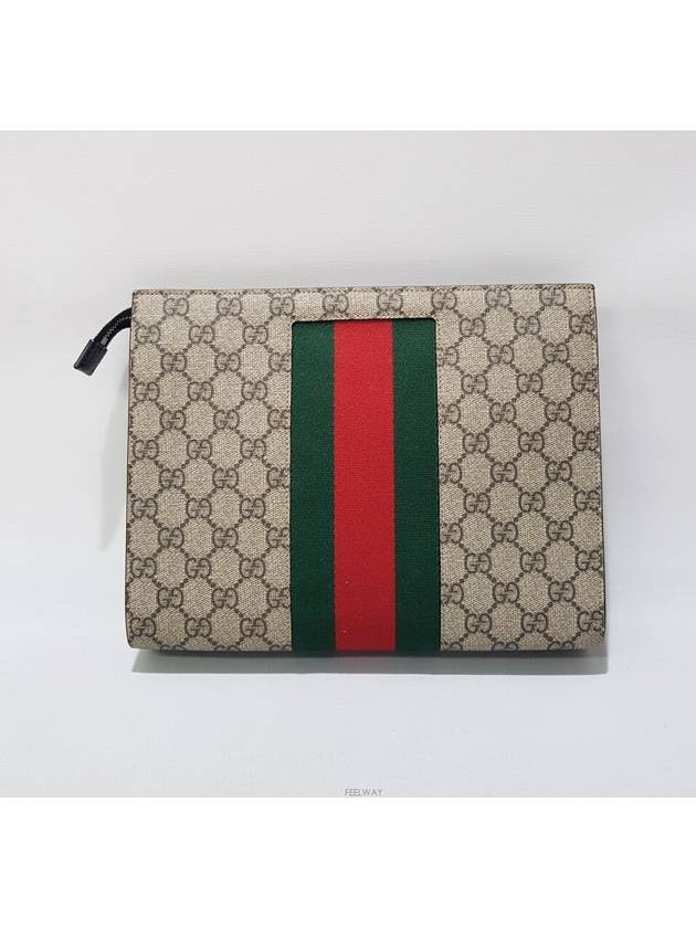 Web Clutch Bag 475316 - GUCCI - BALAAN 3