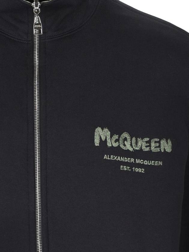 24 ss Cotone Nylon Jacket WITH MCQUEEN Graffiti Logo 766091QTAAR0519 B0651009628 - ALEXANDER MCQUEEN - BALAAN 6