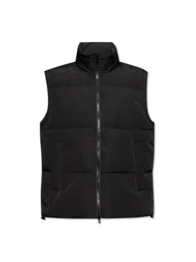 W Raveel SL Wrinkled Nylon Down Vest Black - DIESEL - BALAAN 2