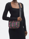 Festival Tartan Check Recycled Shell Camera Shoulder Bag A3564 099 - GANNI - BALAAN 5