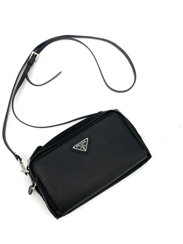 Re Nylon Saffiano Mini Cross Bag 1BP035 - PRADA - BALAAN 9