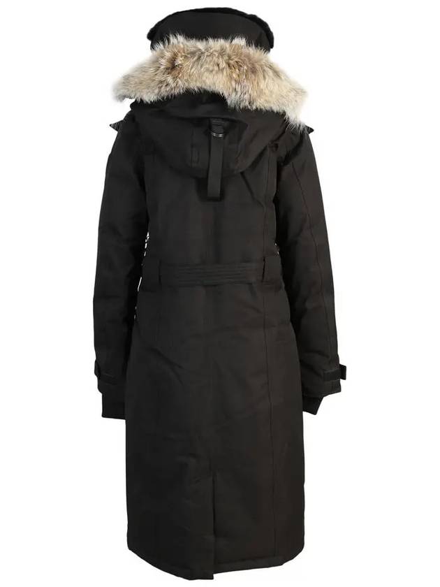 Women's Shera Hooded Long Parka Black - NOBIS - BALAAN 4