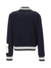 Logo Wool Bomber Jacket Navy - GOLDEN GOOSE - BALAAN 3