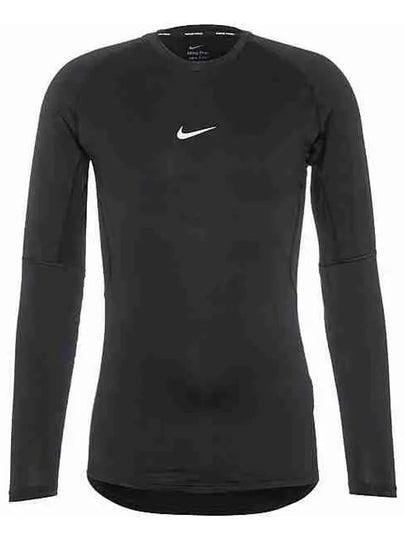 Pro Dri Fit Tight Fitness Long Sleeve T-Shirt Black - NIKE - BALAAN 2