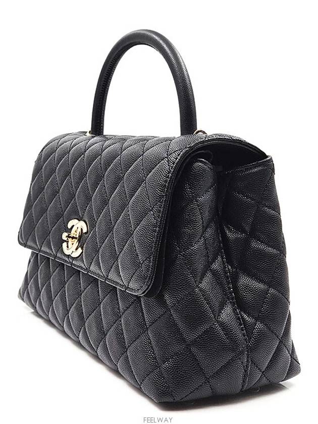 Caviar Coco Handle Large Gold Plated A92991 - CHANEL - BALAAN 2