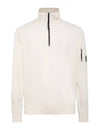 Cotton fleece zip up sweatshirt - CP COMPANY - BALAAN 2