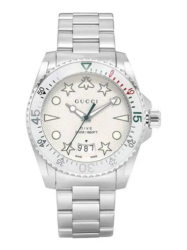 Dive Quartz Dial Watch Silver - GUCCI - BALAAN 1