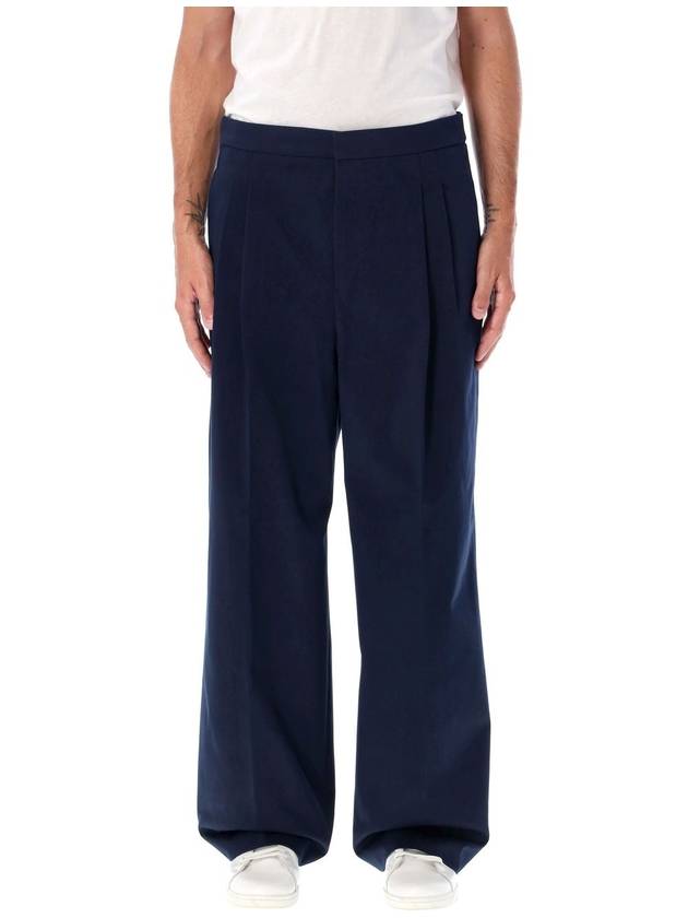 Men s Wide Pants Navy Blue - AMI - BALAAN 2